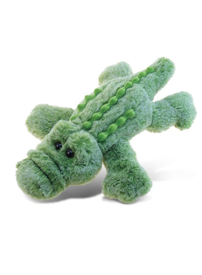 DolliBu Alligator Plush  Super Soft Stuffed Animal Alligator Toy Cute Wild Life Green Plush Alligator Adorable Huggers Plush Alligator Stuffed Toy for Baby Kids and Adults  115 Inches