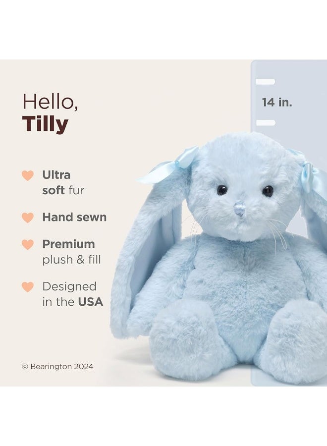 Bearington Tilly The Bunny Stuffed Animal, 14 Inch Plush Bunny