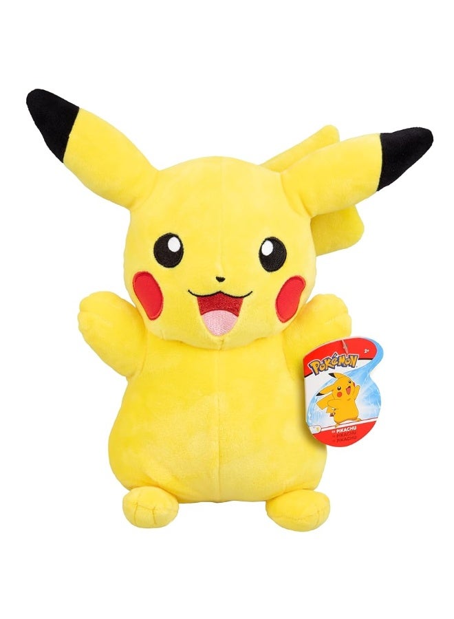 Pokmon 12 Large Pikachu Plush  Officially Licensed  Quality  Soft Stuffed Animal Toy  Generation One  Great Gift for Kids Boys Girls  Fans of Pokemon  12 Inches