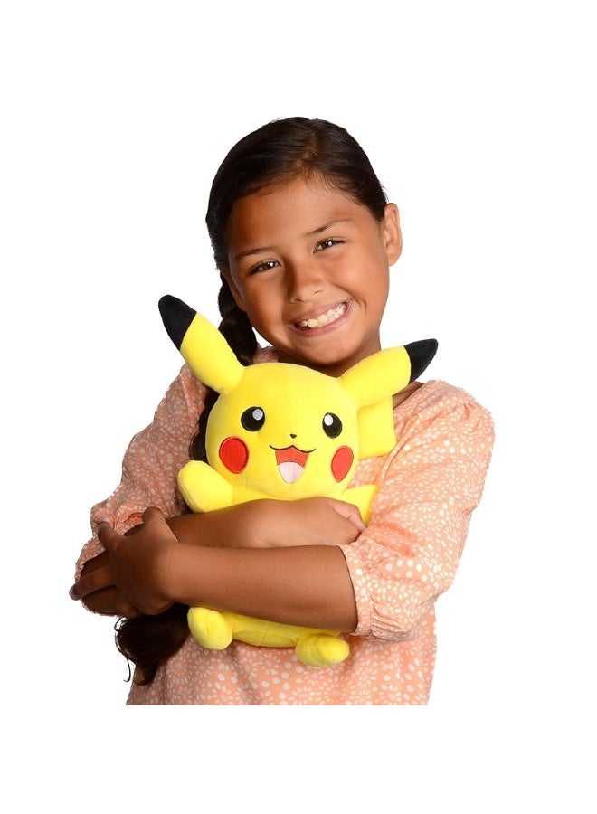 Pokmon 12 Large Pikachu Plush  Officially Licensed  Quality  Soft Stuffed Animal Toy  Generation One  Great Gift for Kids Boys Girls  Fans of Pokemon  12 Inches