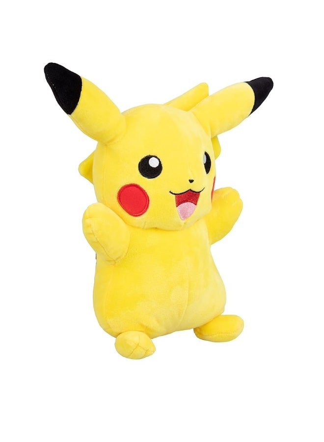 Pokmon 12 Large Pikachu Plush  Officially Licensed  Quality  Soft Stuffed Animal Toy  Generation One  Great Gift for Kids Boys Girls  Fans of Pokemon  12 Inches