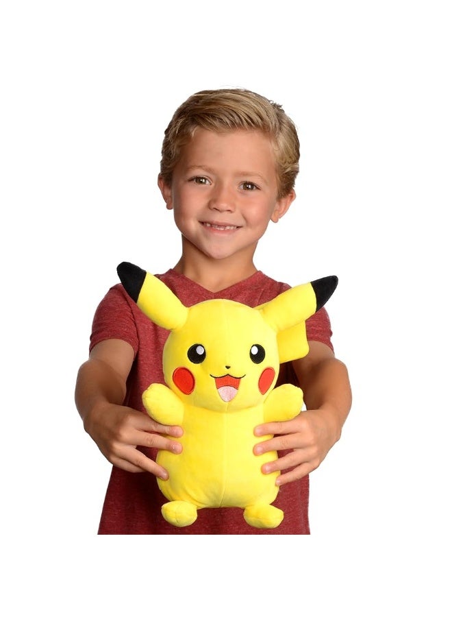 Pokmon 12 Large Pikachu Plush  Officially Licensed  Quality  Soft Stuffed Animal Toy  Generation One  Great Gift for Kids Boys Girls  Fans of Pokemon  12 Inches