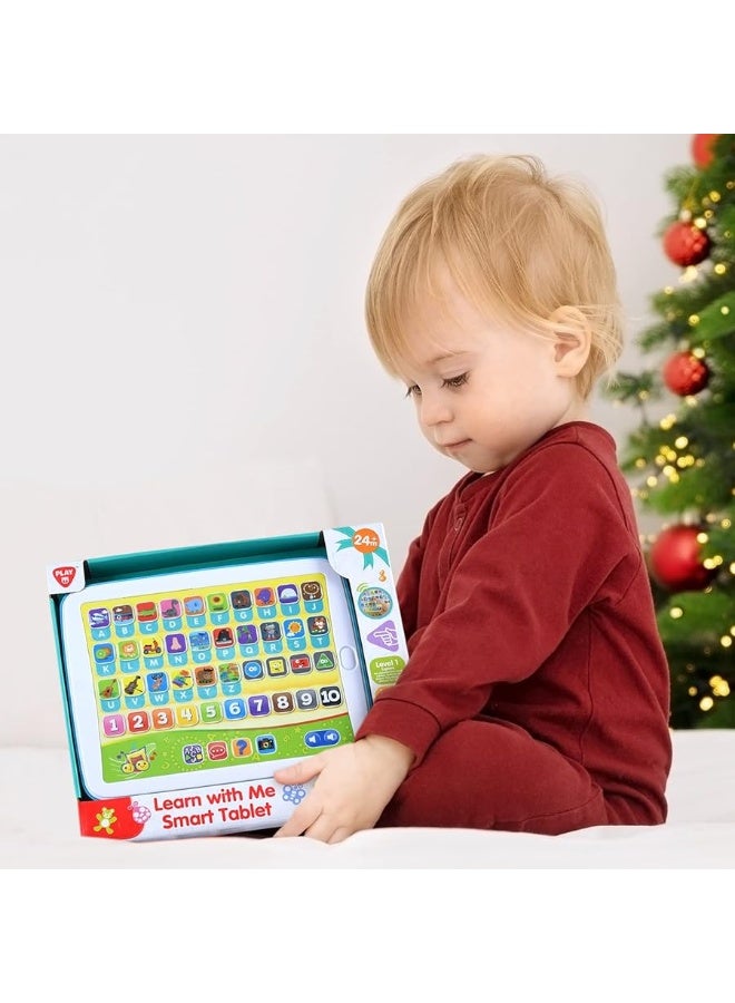 Bilingual Spanish  English Learning Toys for Toddlers 13 Kids Interactive Learning Tablet Childrens Alphabet ABC  Words  Numbers  Colors Learning Pad Education Toy for Babies 24 Month