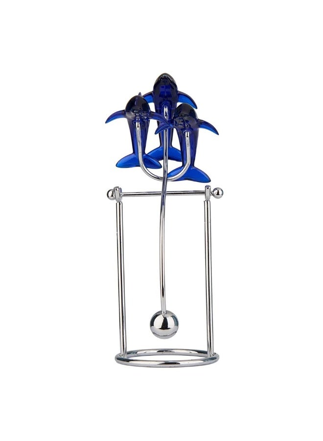 Sunnytech Dolphins Kinetic Art Balancing Decompression Toy Decompressive Science Psychology Home Office Decor Desk Decor Toy WJ124 HL05 Dolphins Toy