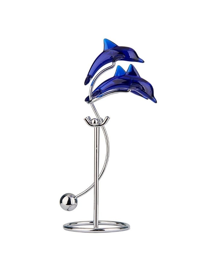 Sunnytech Dolphins Kinetic Art Balancing Decompression Toy Decompressive Science Psychology Home Office Decor Desk Decor Toy WJ124 HL05 Dolphins Toy