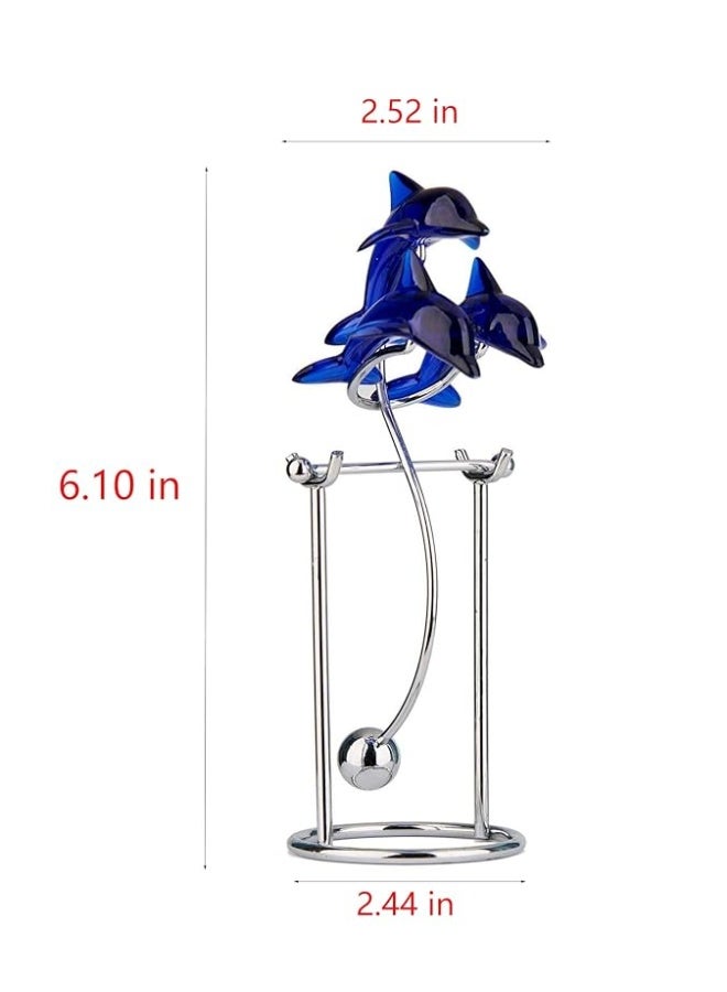 Sunnytech Dolphins Kinetic Art Balancing Decompression Toy Decompressive Science Psychology Home Office Decor Desk Decor Toy WJ124 HL05 Dolphins Toy