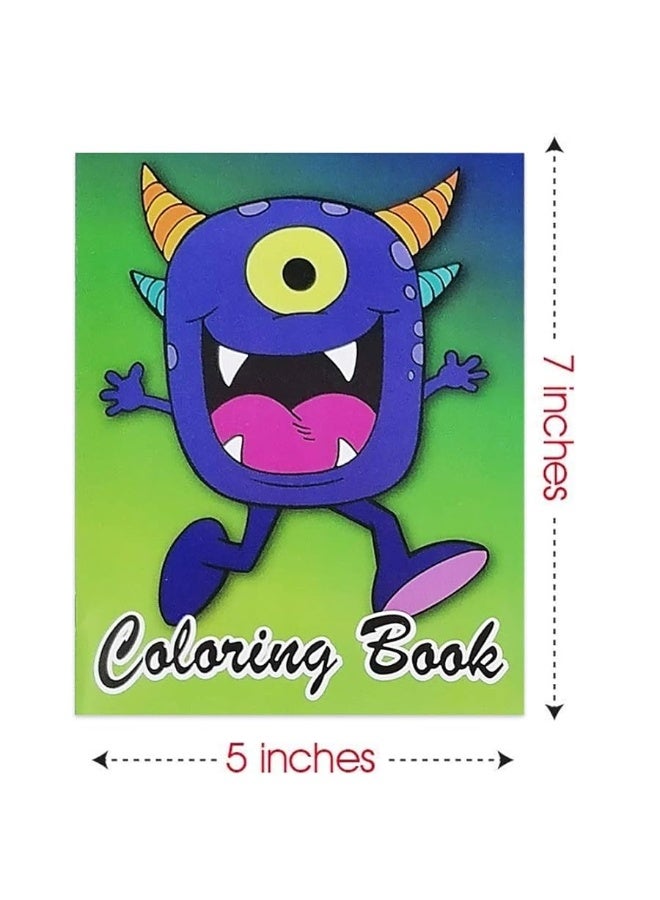 ArtCreativity Assorted Mini Coloring Books - Bulk Pack of 20 Small Color Booklets in 5 Designs - Perfect Party Favors - Educational Art Gifts for Toddlers, Boys and Girls Ages 1, 2, 3, 4, 5, 6, 7, 8