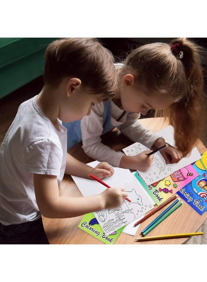 ArtCreativity Assorted Mini Coloring Books - Bulk Pack of 20 Small Color Booklets in 5 Designs - Perfect Party Favors - Educational Art Gifts for Toddlers, Boys and Girls Ages 1, 2, 3, 4, 5, 6, 7, 8