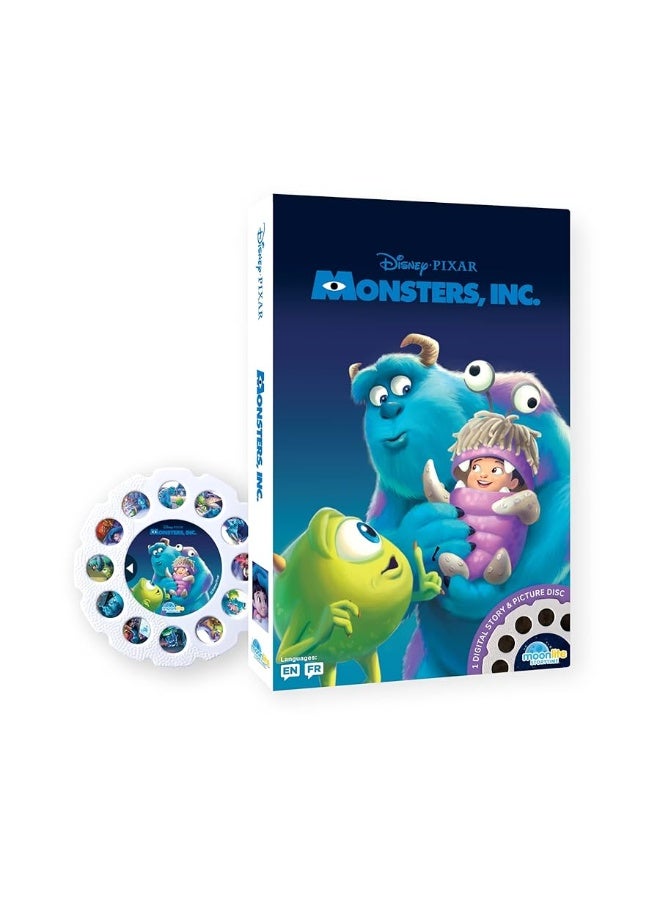 Moonlite Storytime Monsters Inc Storybook Reel, A Magical Way to Read Together, Digital Story for Projector, Fun Sound Effects, Learning Gifts for Kids Ages 1 Year and Up