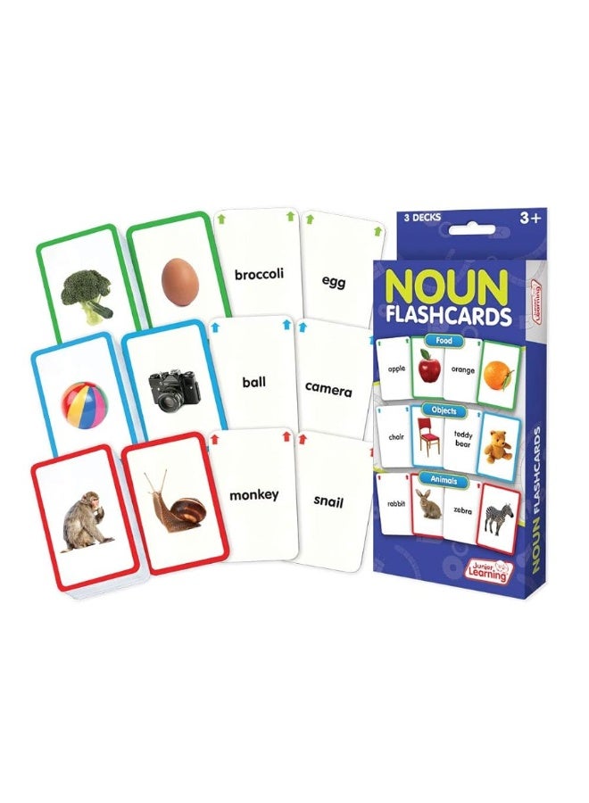 Junior Learning JL214 Noun Flashcards Medium