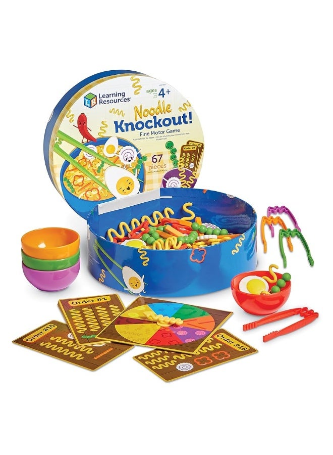 Learning Resources Noodle Knockout Fine Motor GameFine Motor Skills Toys 67 Pieces Ages 4