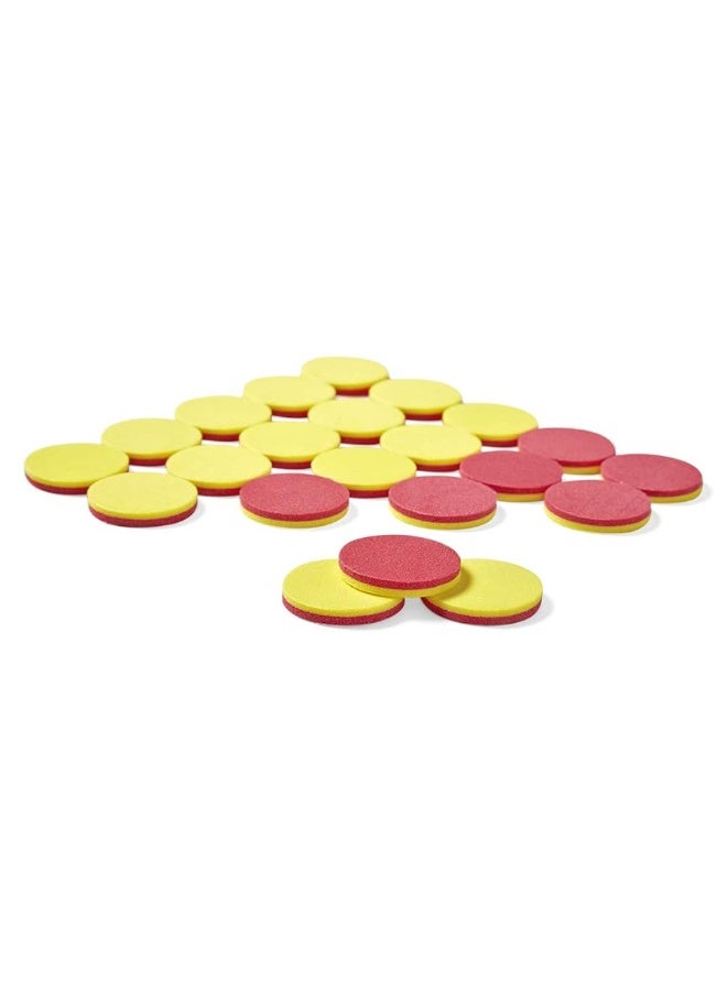 hand2mind Foam Two-Color Counters, Red and Yellow Counters, Counting Manipulatvies, Math Counters for Kids, Counting Chips, Math Manipulatives, Math Bingo Chips, Counters for Kids Math (Pack of 200)