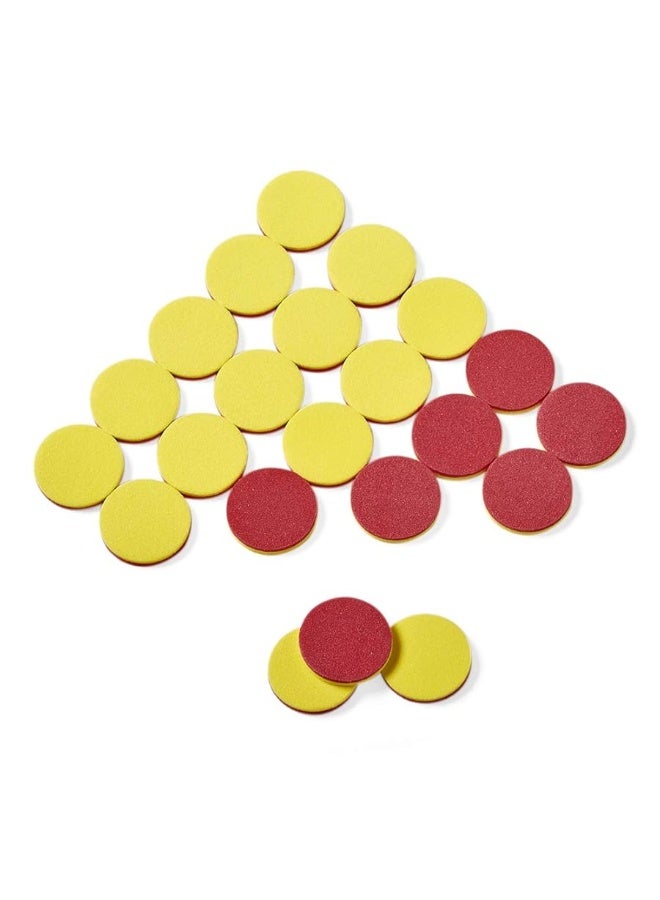 hand2mind Foam Two-Color Counters, Red and Yellow Counters, Counting Manipulatvies, Math Counters for Kids, Counting Chips, Math Manipulatives, Math Bingo Chips, Counters for Kids Math (Pack of 200)