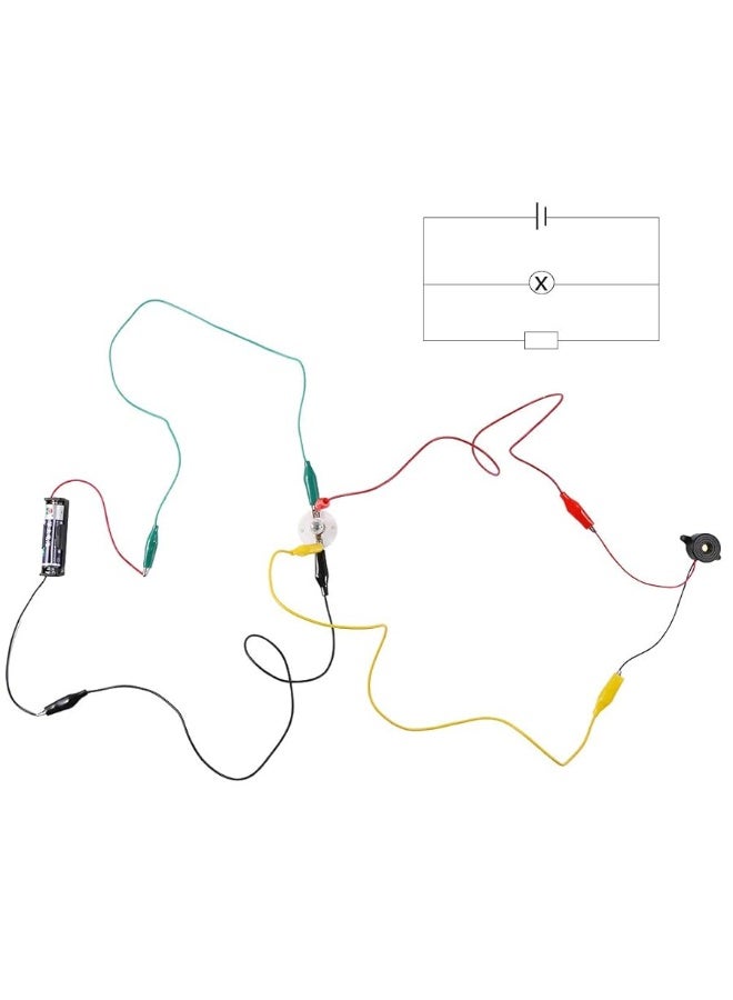 Sntieecr Electric Circuit Motor Kit, Science Experiment Educational Montessori Learning Kits Set for Kids DIY STEM Engineering Project