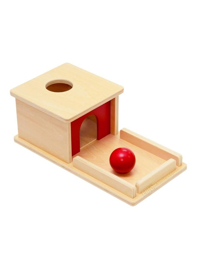 Elite Montessori Object Permanence Box with Tray and Ball