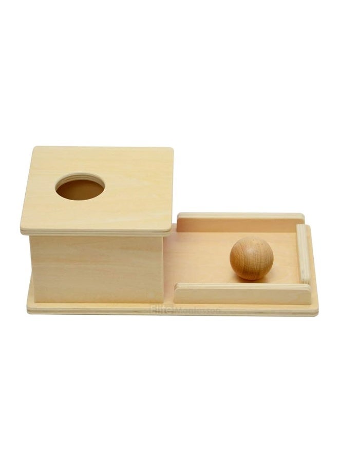 Elite Montessori Object Permanence Box with Tray and Ball