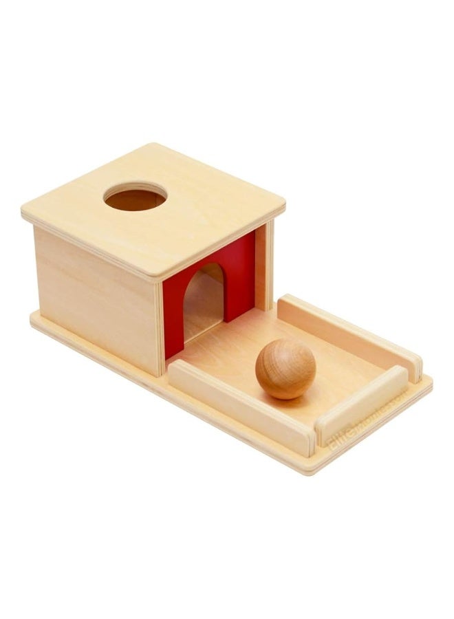 Elite Montessori Object Permanence Box with Tray and Ball