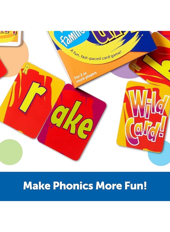 Learning Resources Snap It Up Phonics  Reading Card Game HomeschoolReading Game 90 Cards Included Ages 6