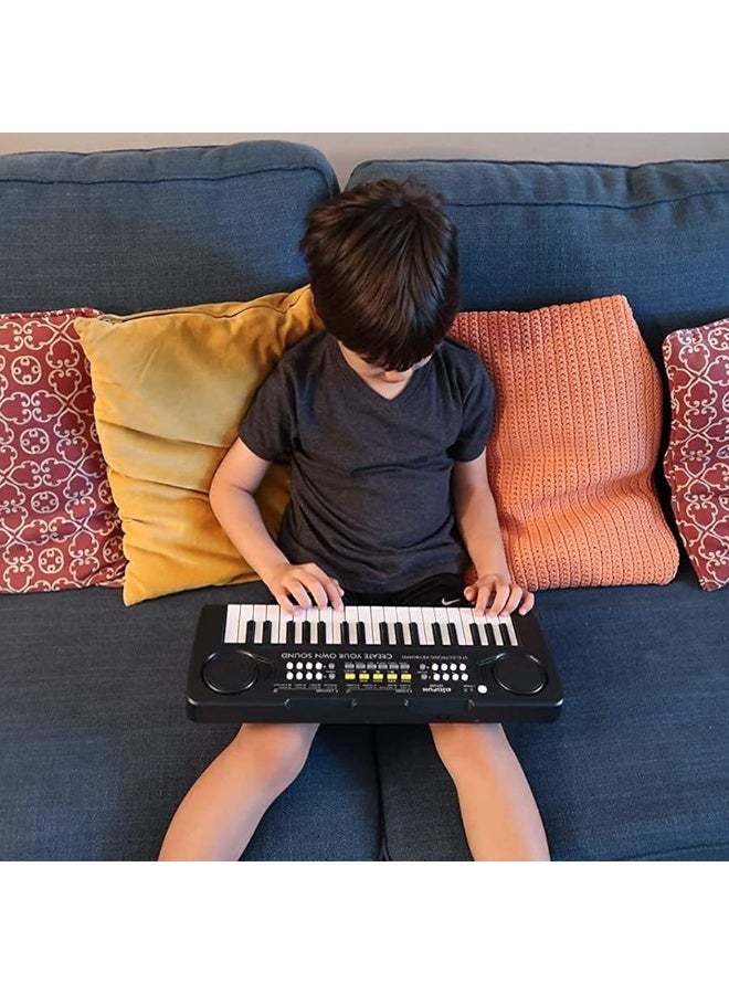Kids Keyboard Piano - 37 Keys Piano Toys for Kids 3+ Year Old Beginners, Portable Electronic Piano with Microphone Educational Musical Toy for 3 4 5 6 7 8 Year Old Boys Girls Gifts