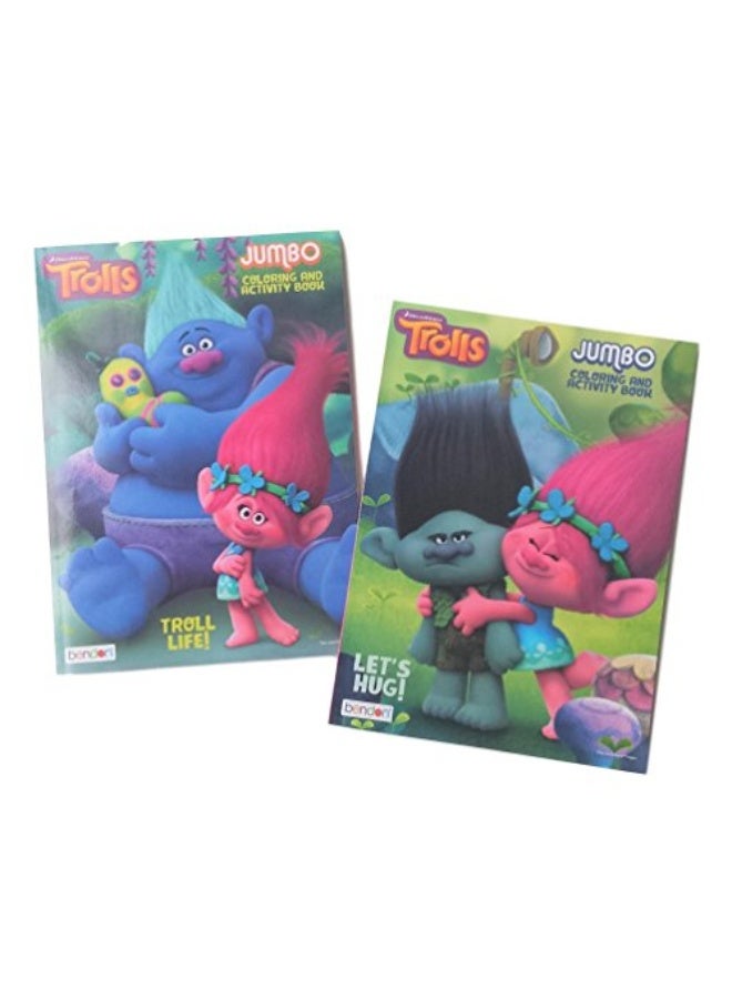 DreamWorks Trolls 2Pack Coloring Book Set: The Trolls Movie (Assorted Titles)