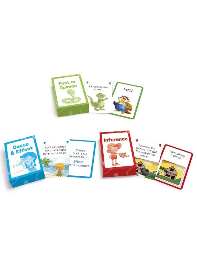 Junior Learning JL217 Comprehension Flashcards Medium