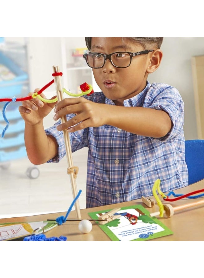hand2mind Makerspace Task Cards STEM Learning Cards for Kids Grade 35 36 STEM Activities Kids Building Projects Learning Cards Educational Toys Fun Ideas on What to Build Classroom Supplies