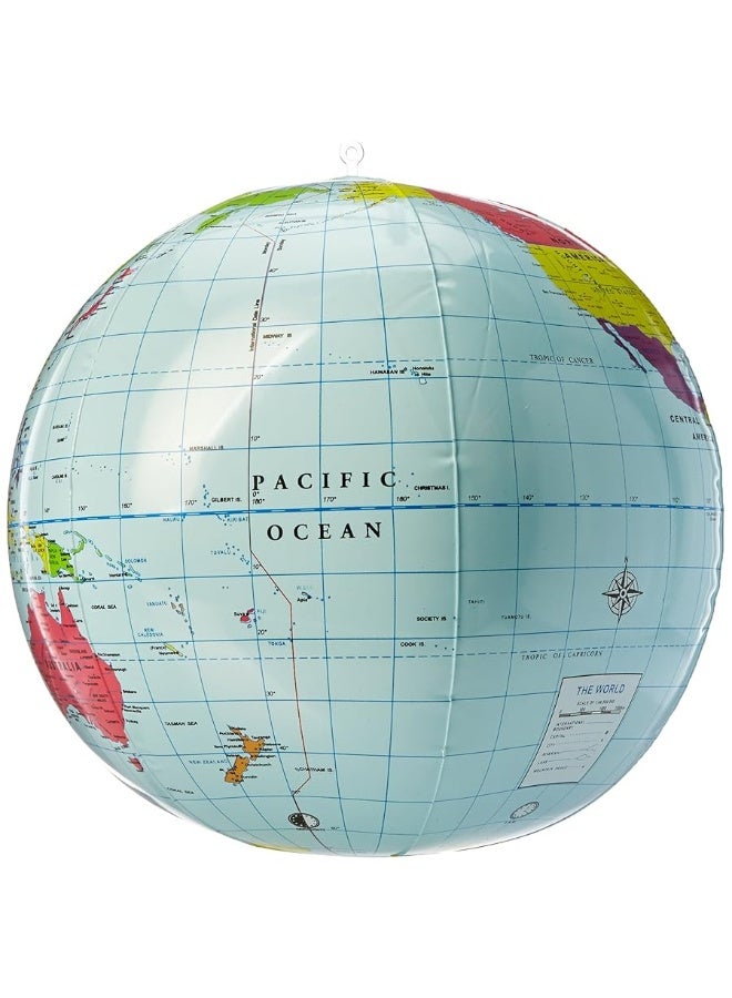 Learning Resources Inflatable 12 inch Globe  Ages 6 Earth Globe Geography for Kids