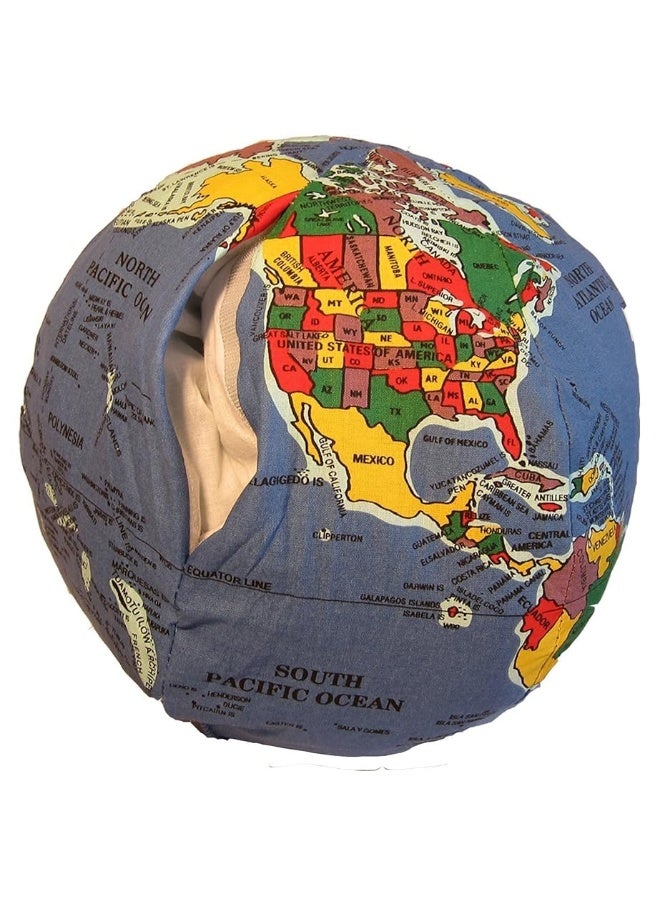 Hugg-A-Planet Pocket Earth - Soft Plush Globe for Learning. Educational Toy for Kids 1mo+, Teens, Adults, Teachers and Parents