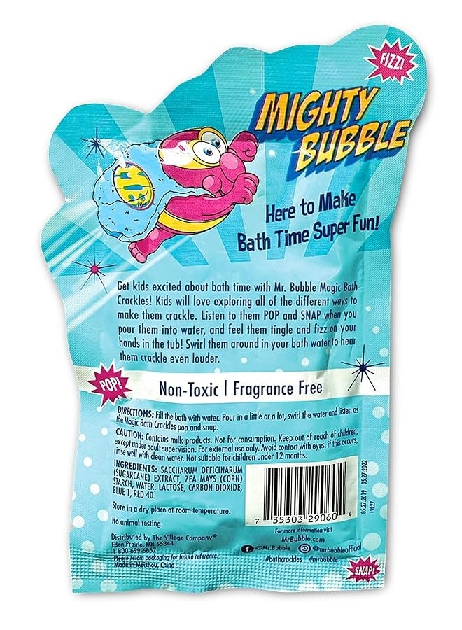 Mr. Bubble Magic [Bath] Crackles - [Fun] to add to Bubble [Bath] to Make [Bath] Time Exciting for Kids with Colorful Pops and Fizzy Snap (12 Packets, 1 oz Each)