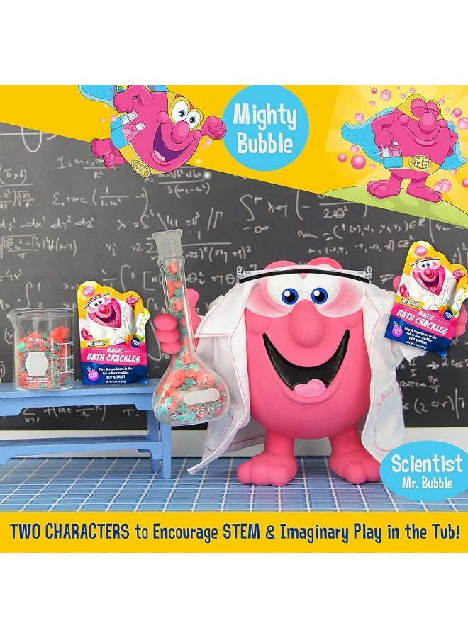 Mr. Bubble Magic [Bath] Crackles - [Fun] to add to Bubble [Bath] to Make [Bath] Time Exciting for Kids with Colorful Pops and Fizzy Snap (12 Packets, 1 oz Each)