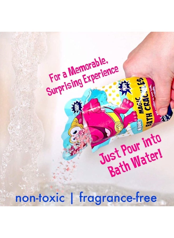 Mr. Bubble Magic [Bath] Crackles - [Fun] to add to Bubble [Bath] to Make [Bath] Time Exciting for Kids with Colorful Pops and Fizzy Snap (12 Packets, 1 oz Each)