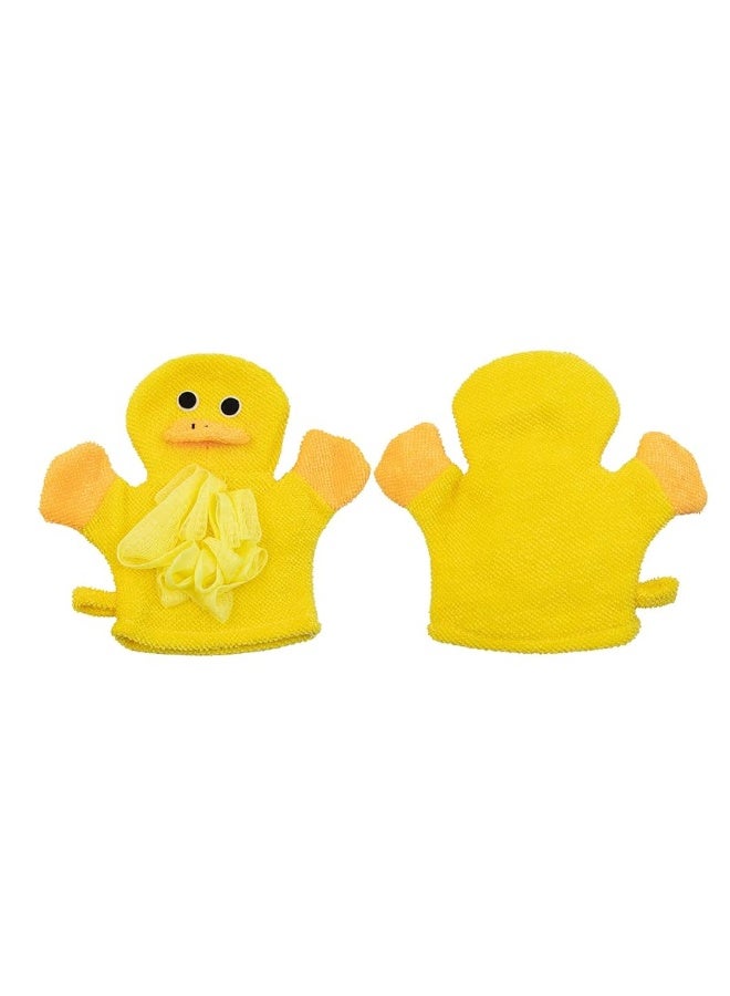AUEAR, 4 Pcs Cartoon Terry Cloth Bath Sponge Mitts Puppet Cute Hand Puppets Washcloth Mitt Bath Glove