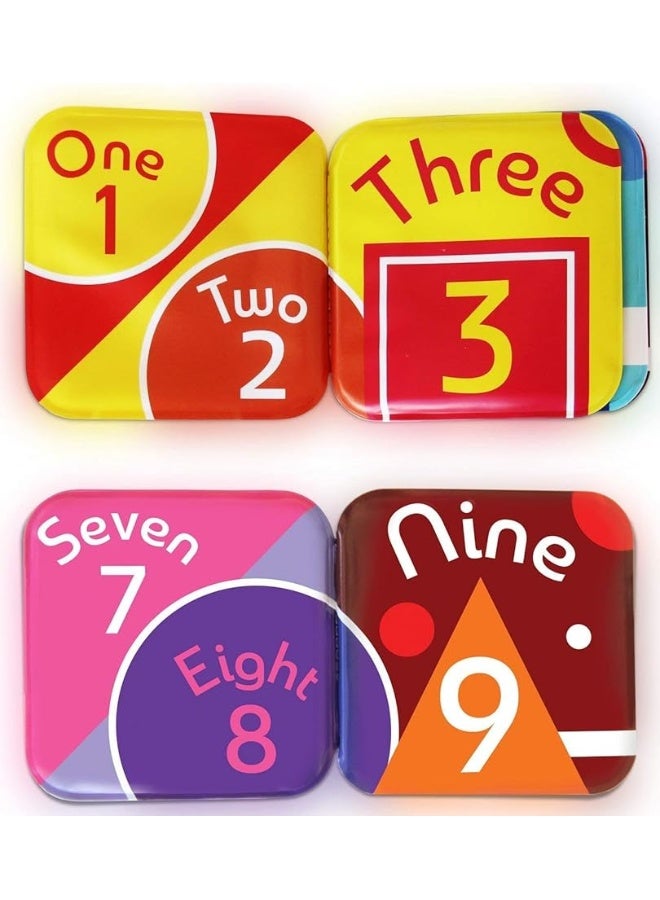 Floating Baby Bath Books - Bath Books for Babies, Infants - Waterproof, Mold-Free Bath Toys for Learning & Early Education (Set of 2 - Alphabet & Numbers Books)