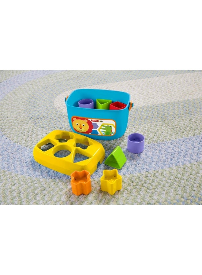 Fisher-Price Stacking Toy Baby's First Blocks Set of 10 Shapes for Sorting Play for Infants Ages 6+ Months