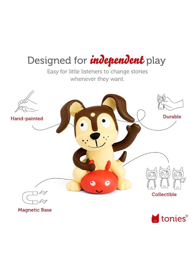 Toniebox Audio Player Starter Set with Chase, Skye, Marshall, and Playtime Puppy - Listen, Learn, and Play with One Huggable Little Box - Light Blue