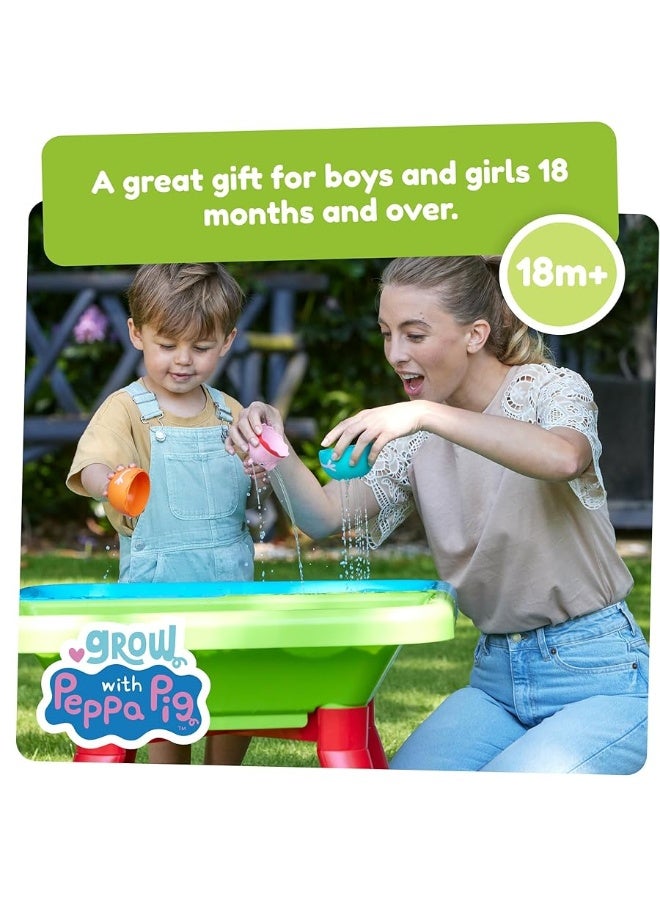 Toomies Peppa Pig Nesting Family - Includes Peppa Pig, Mummy Pig, Daddy Pig and Rattling George - Sorting and Pouring Toddler Bath Toys - Toddler Water Toys for Bath or Pool - Ages 18 Months and Up