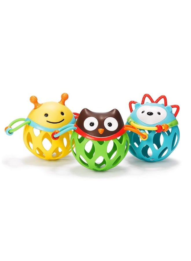 Skip Hop Baby Rattle Toy, Explore and More Roll Around Rattle, Hedgehog