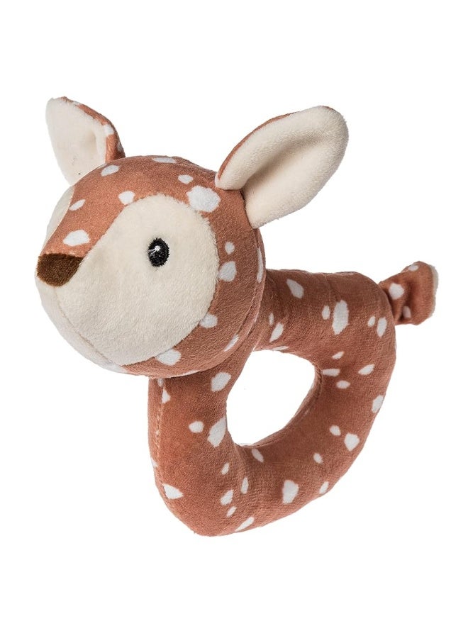 Mary Meyer Baby Rattle Leika Infant Soft Toys, 6-Inches, Little Fawn