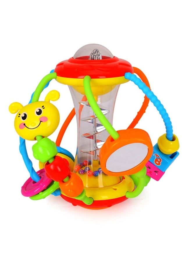 HOLA Baby Toys 6-12 Months Baby Toys 0-6 Months, Baby Rattle Toys Activity Ball Infant Toys 6 Month Old Baby Toys 3-6 Months 6 to 12 Months, Shaker Grab Spin Crawling Baby Toys for 3, 6, 9, 12 Months