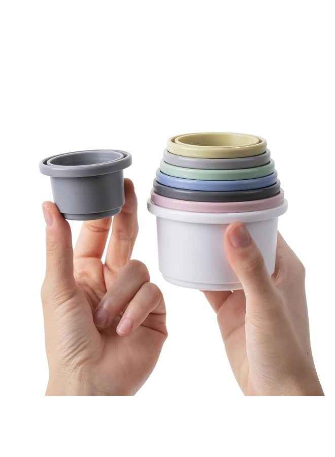Mr. Pen- 8 Pcs, Baby Stacking Toys/Cups, Nesting Cups, Stackable Cups for Baby and Toddler