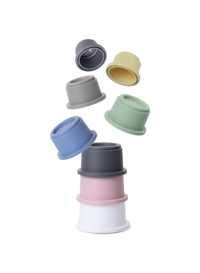 Mr. Pen- 8 Pcs, Baby Stacking Toys/Cups, Nesting Cups, Stackable Cups for Baby and Toddler