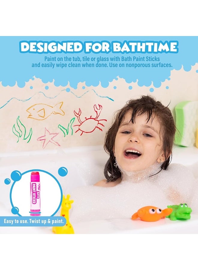 Tub WorksÂ® Kids Bath Toy Set | Nontoxic | Fizzy Bath Color Tablets (150 Count), Smoothâ„¢ Bath Crayons (12 Pack), Bath Paint Soap (6 Pack), Bath Paint Sticksâ„¢ (12 Pack) & Bath Slime Body Wash (4 Pack)