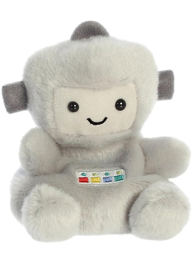 Aurora Adorable Palm Pals Gadget Robot Stuffed Animal  PocketSized Play  Collectable Fun  Gray 5 Inches