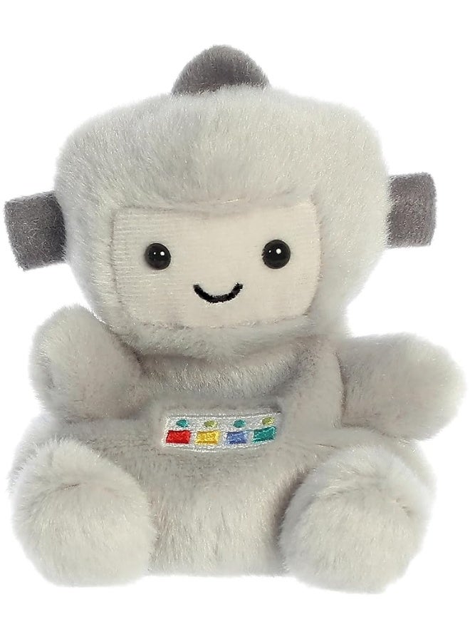 Aurora Adorable Palm Pals Gadget Robot Stuffed Animal  PocketSized Play  Collectable Fun  Gray 5 Inches