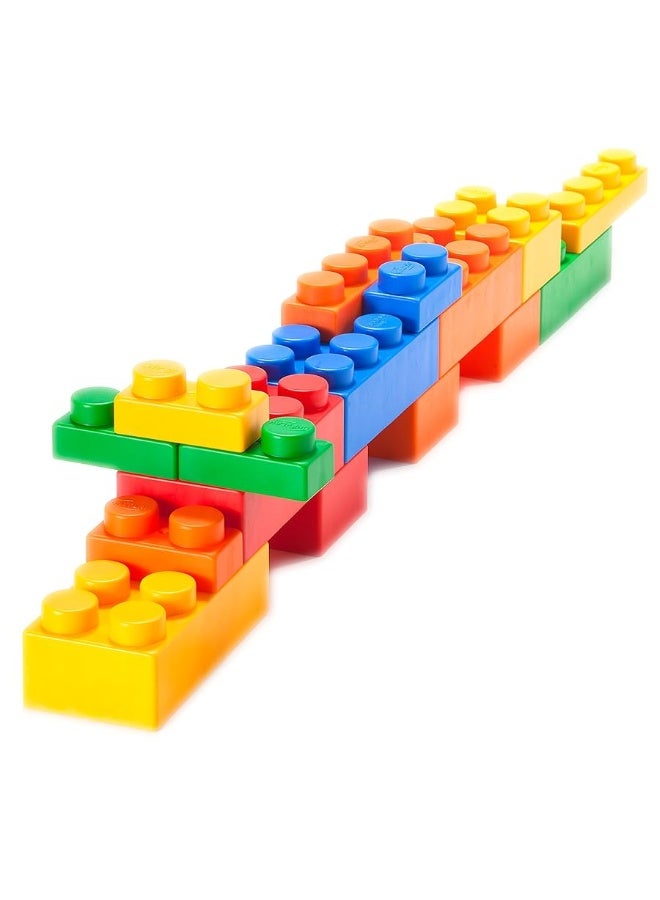 UNiPLAY Mix Soft Building Blocks - 60-Piece Set for Infant Early Learning, Cognitive Development, and Toddler Creative Play - Ages 3 Months+
