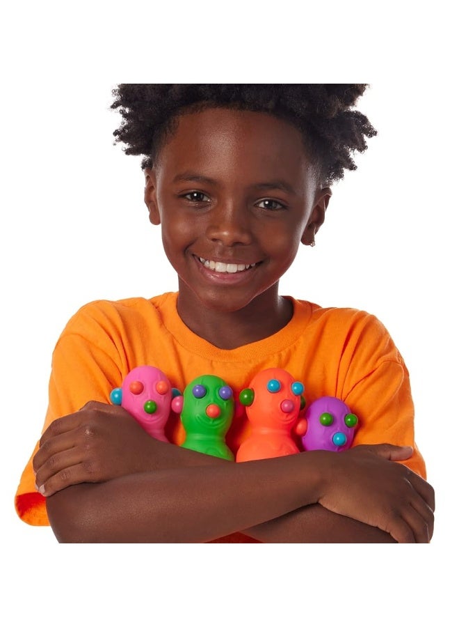 Schylling NeeDoh Panic Pete  Sensory Fidget Toy  Assorted Colors  Ages 3 to Adult Pack of 1