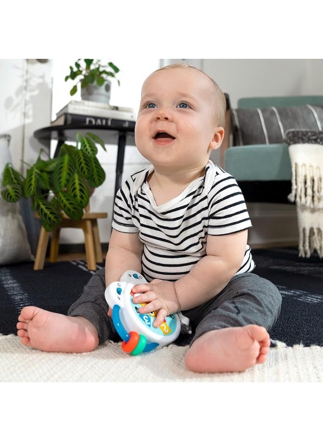 Baby Einstein Tiny Tempo Musical Toy Drum, Ages 3+ Months, Bead Chaser