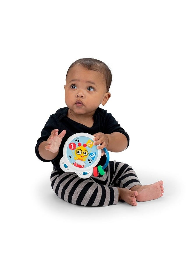 Baby Einstein Tiny Tempo Musical Toy Drum, Ages 3+ Months, Bead Chaser