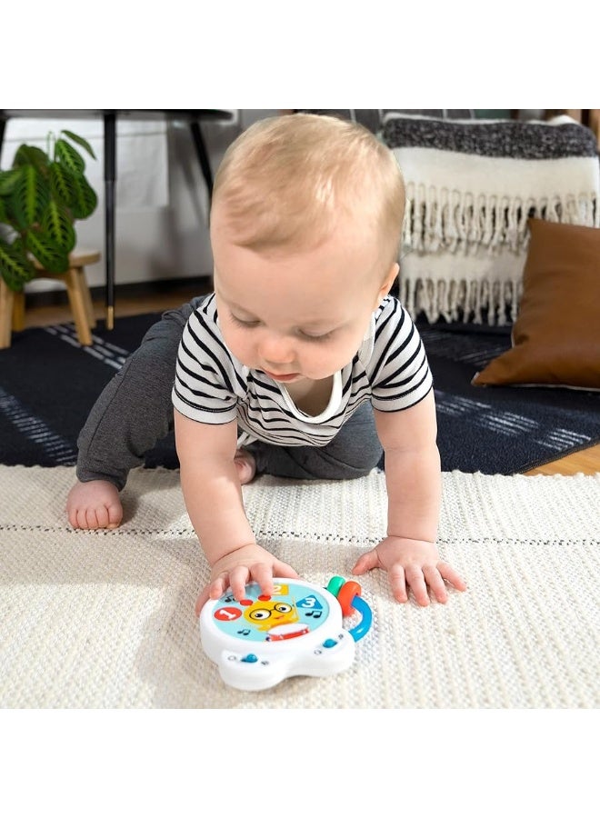Baby Einstein Tiny Tempo Musical Toy Drum, Ages 3+ Months, Bead Chaser