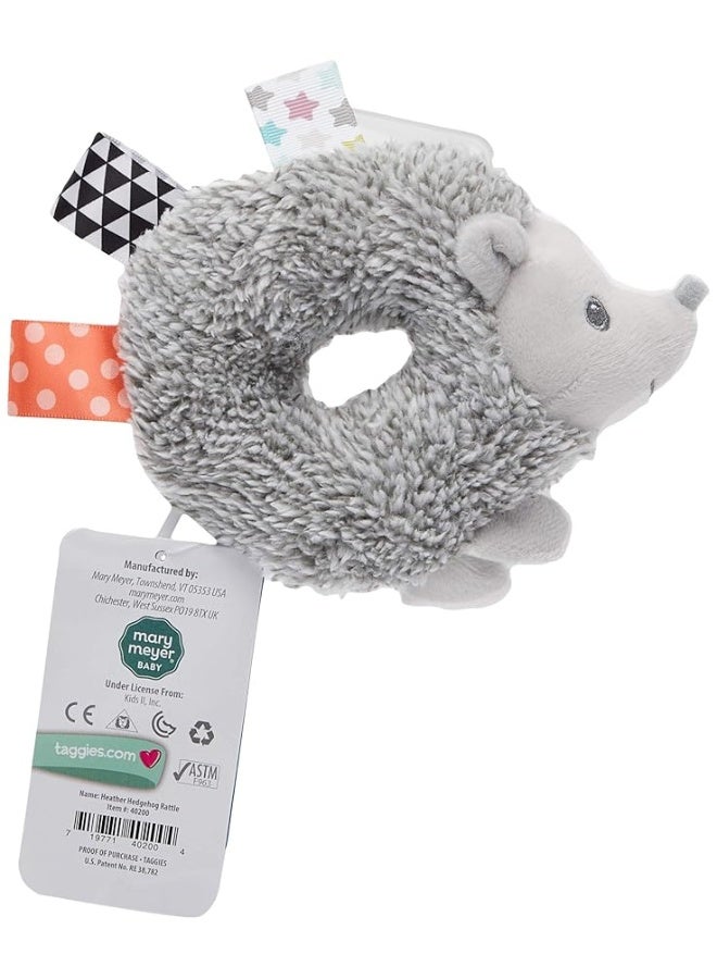 Taggies Heather Hedgehog Baby Rattle
